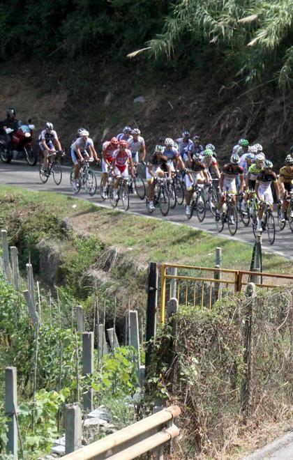 Una gara ciclistica sul Pitoro