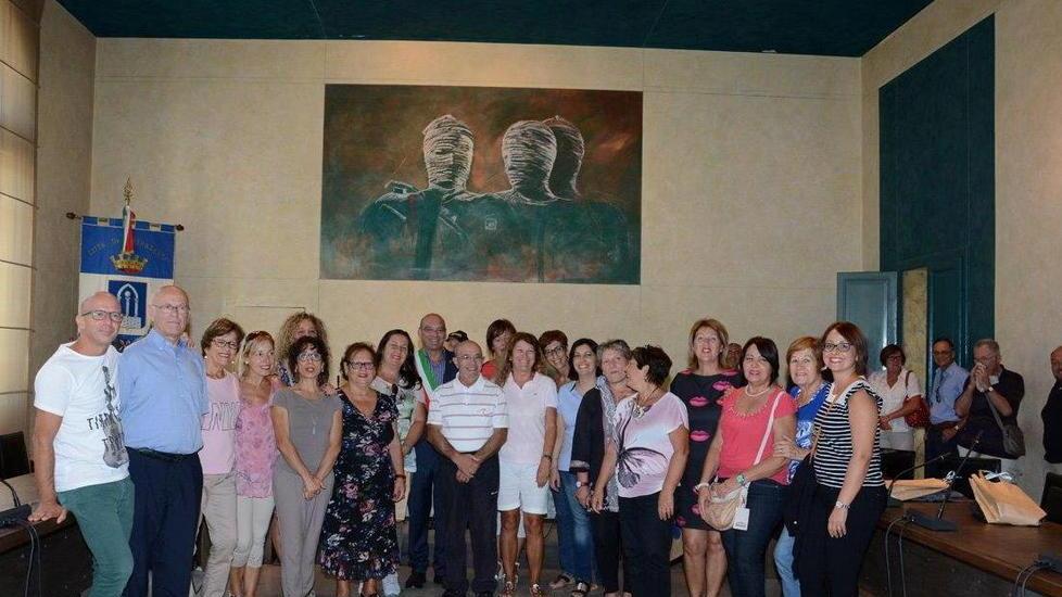 Il coro Versilia ricevuto in municipio