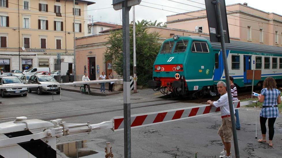 Maxi-rissa al passaggio a livello