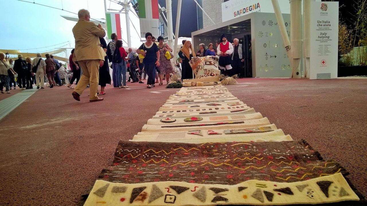 Il «sociale carpet» (tappeto sociale) della Sardegna all'Expo