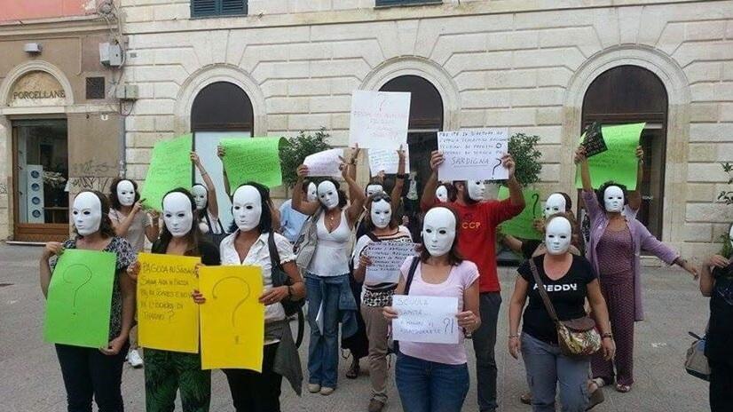 Nuovo sit-in di protesta dei precari