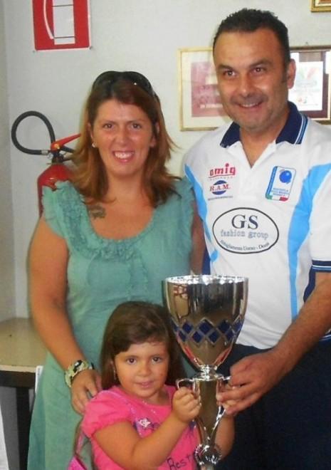 Andrea Bellelli alza il trofeo 