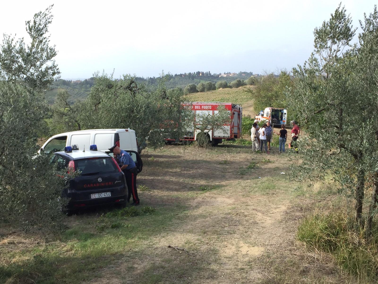 Il luogo dell'incidente (Foto Agenzia Carlo Sestini)