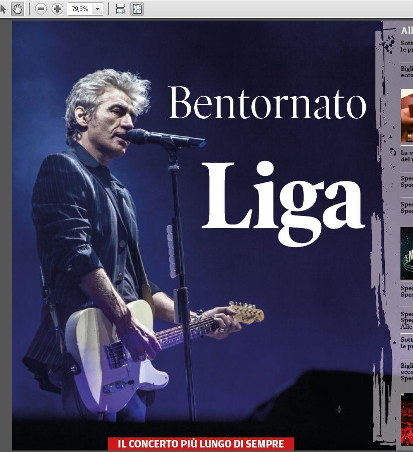 Campovolo 2015, sabato un inserto di 24 pagine in omaggio con la Gazzetta di Reggio