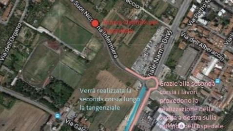 Rotonda dell’ospedale, via ai lavori per lo svincolo