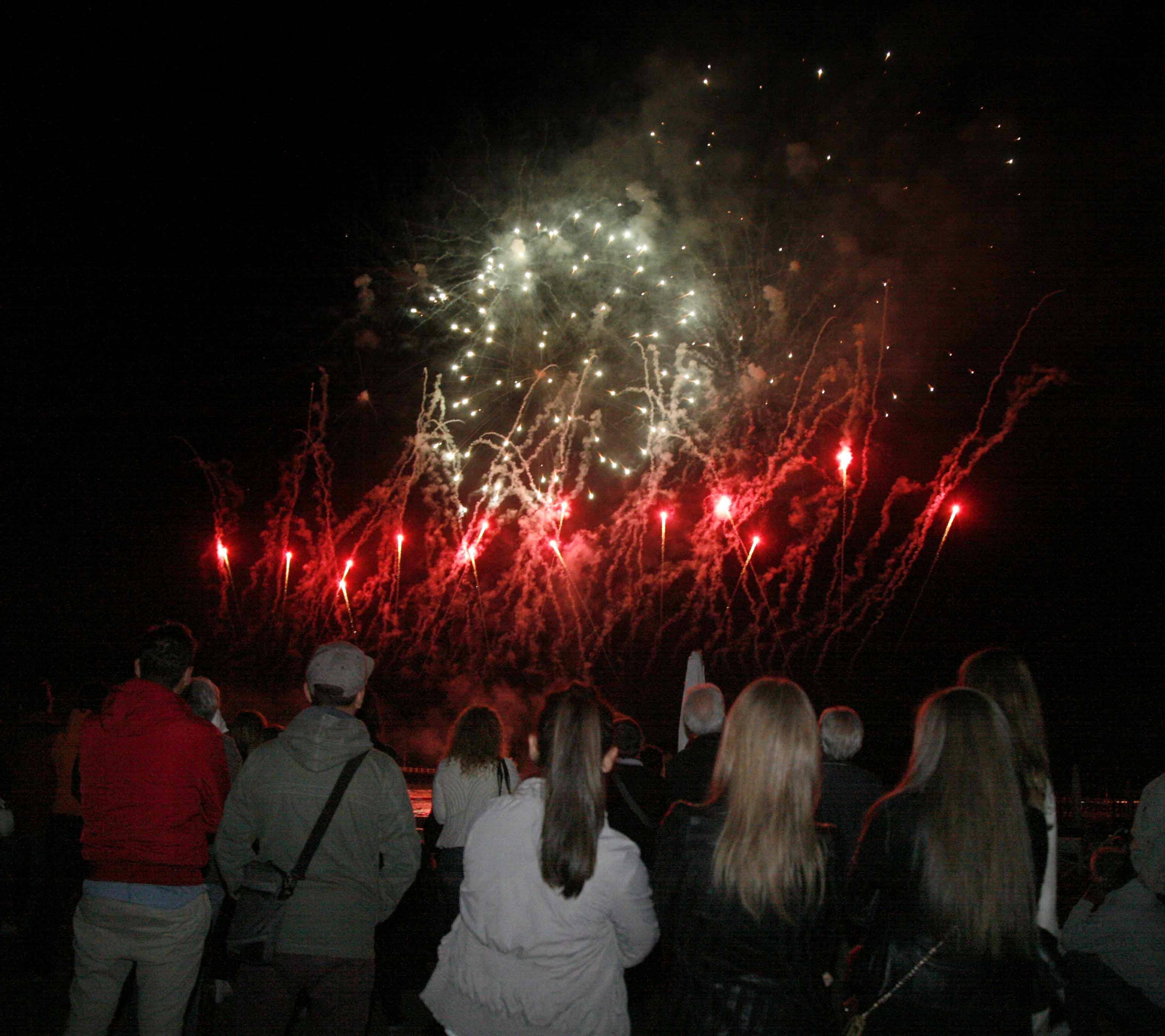 I fuochi d'artificio si faranno sabato 26