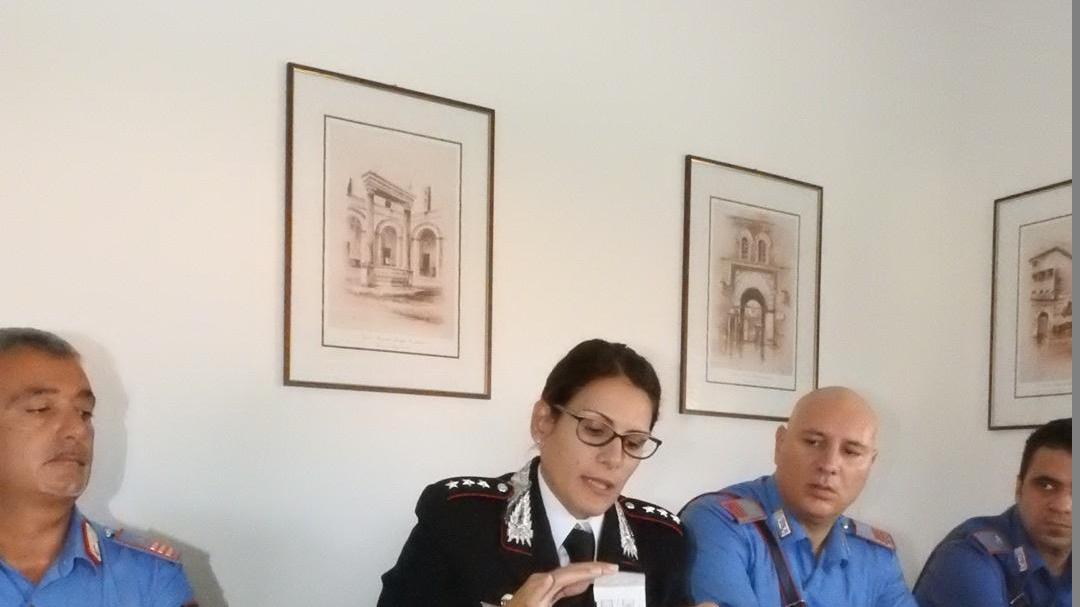 Elisabetta Spoti, comandante dei carabinieri di Orbetello (foto Russo)