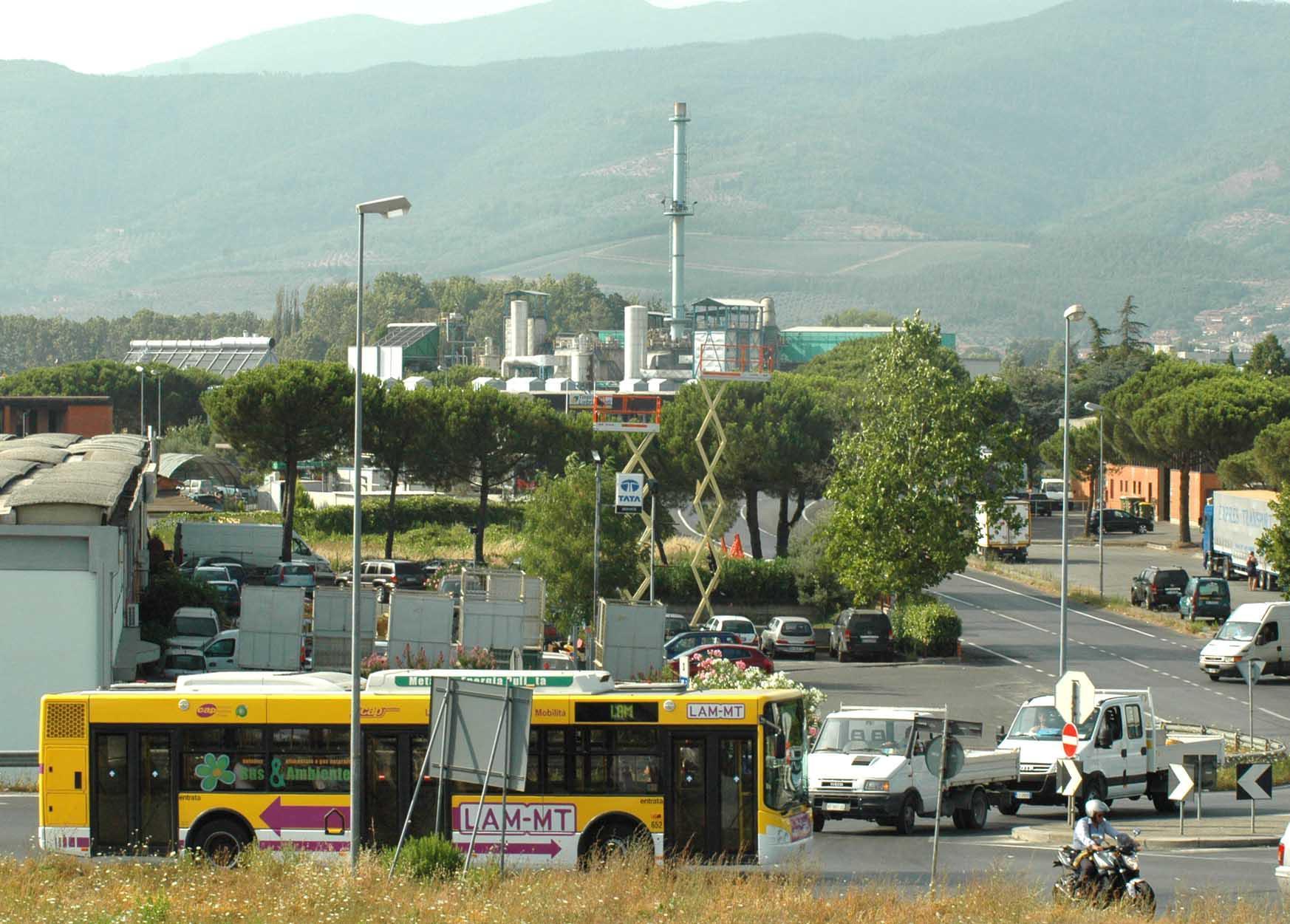 L'inceneritore di Montale (foto Gori)