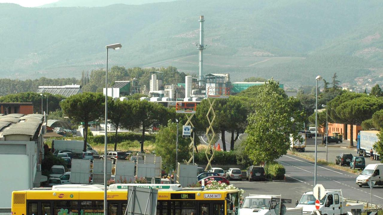 L'inceneritore di Montale (foto Gori)