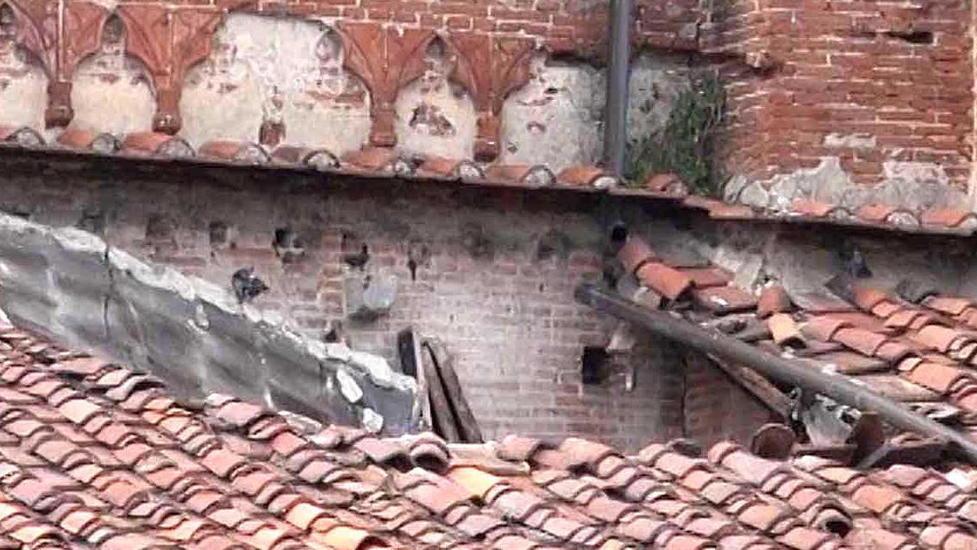 Chiesa di San Francesco crolla un pezzo del soffitto