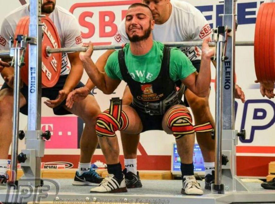 Niccolò Chessa a Praga star del powerlifting 