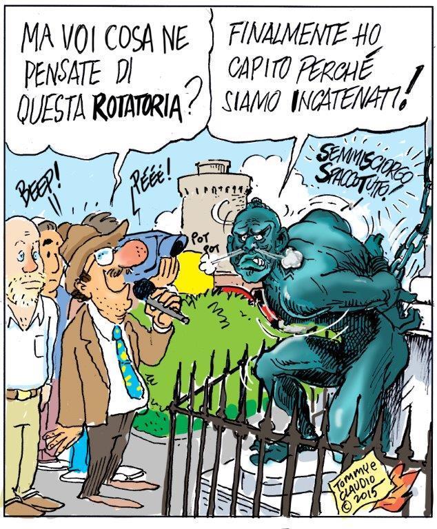 Scopertone. L’Universo gira ‘ntorno a una rotatoria 