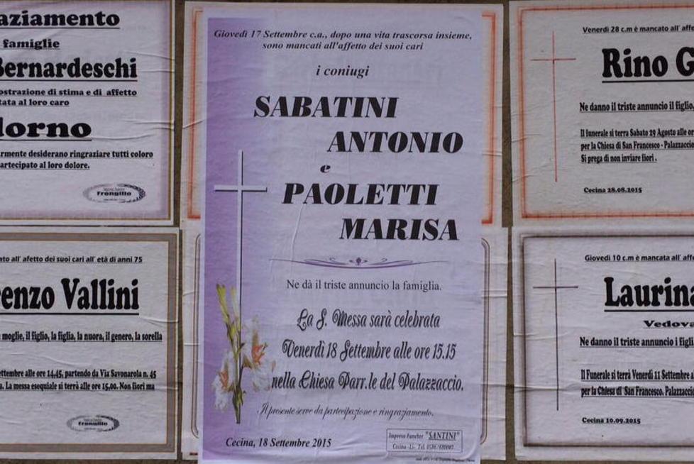 Marito e moglie muoiono lo stesso giorno