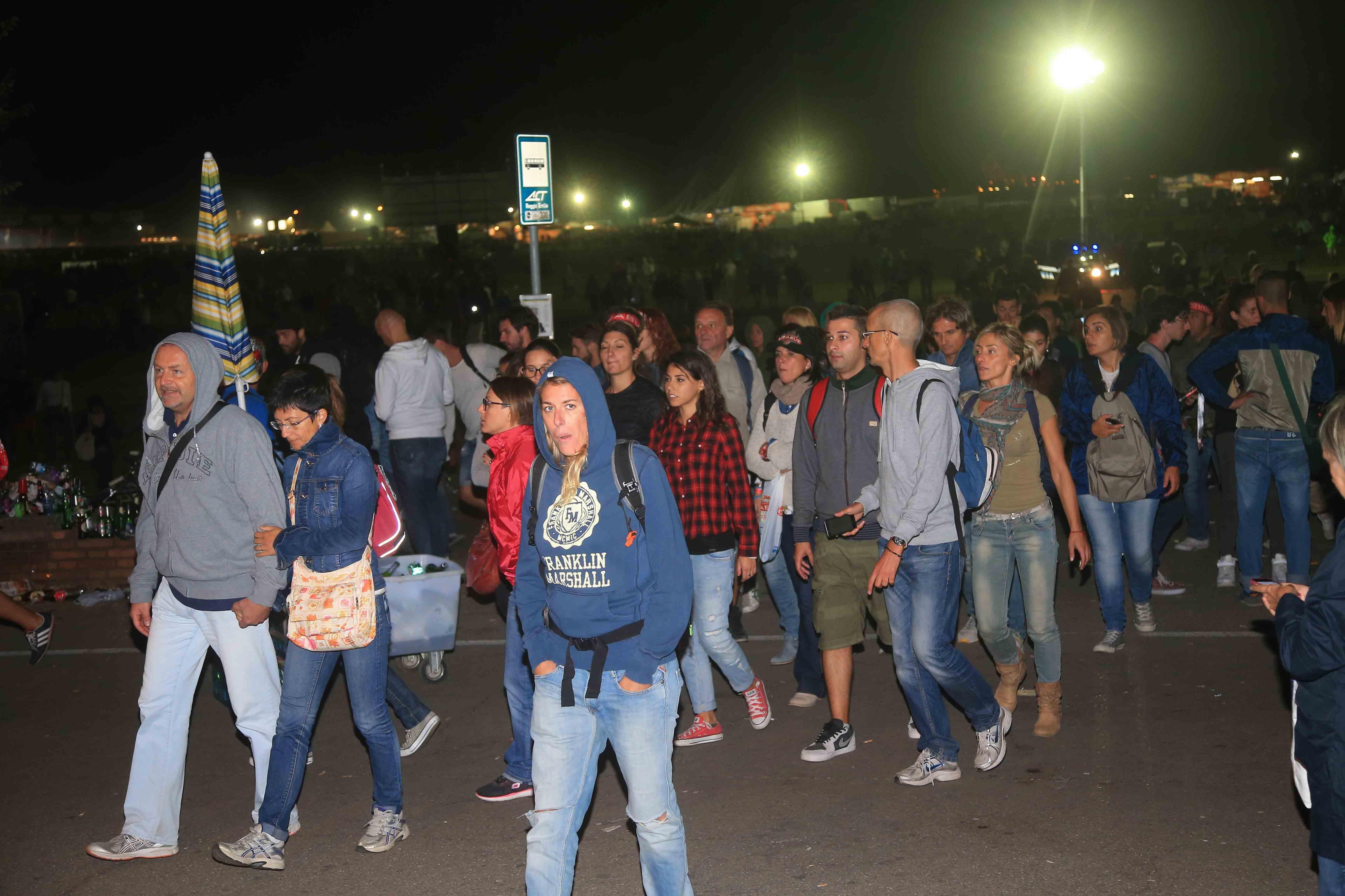 Il lento ritorno a casa dei 150mila del Campovolo 