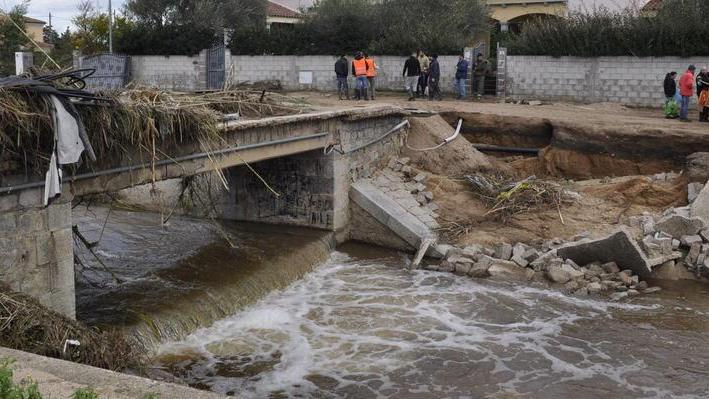 I danni nel rione di Isticcadeddu, tra i più colpiti dall'alluvione del 2013