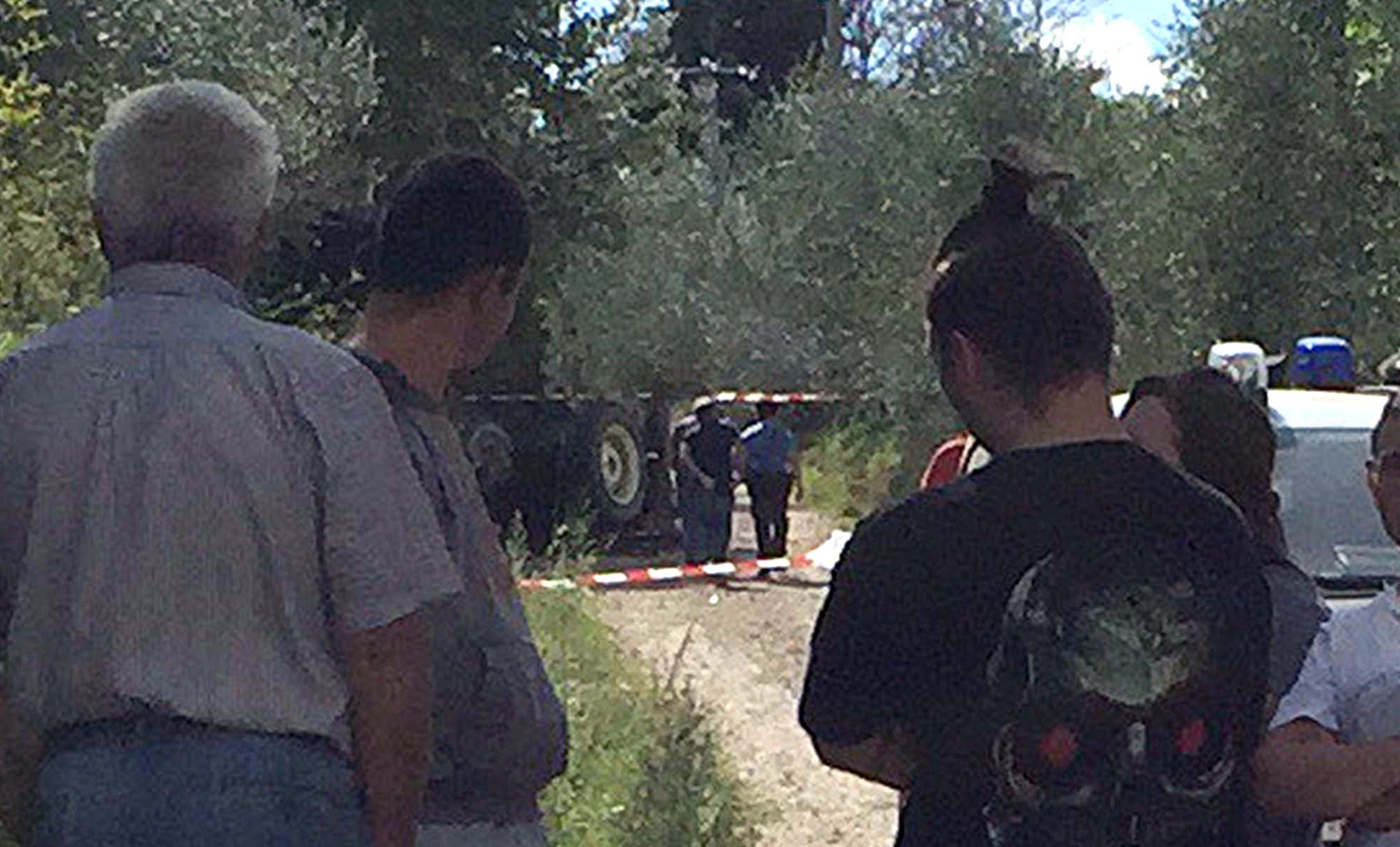 La scena della tragedia (foto Silvi)