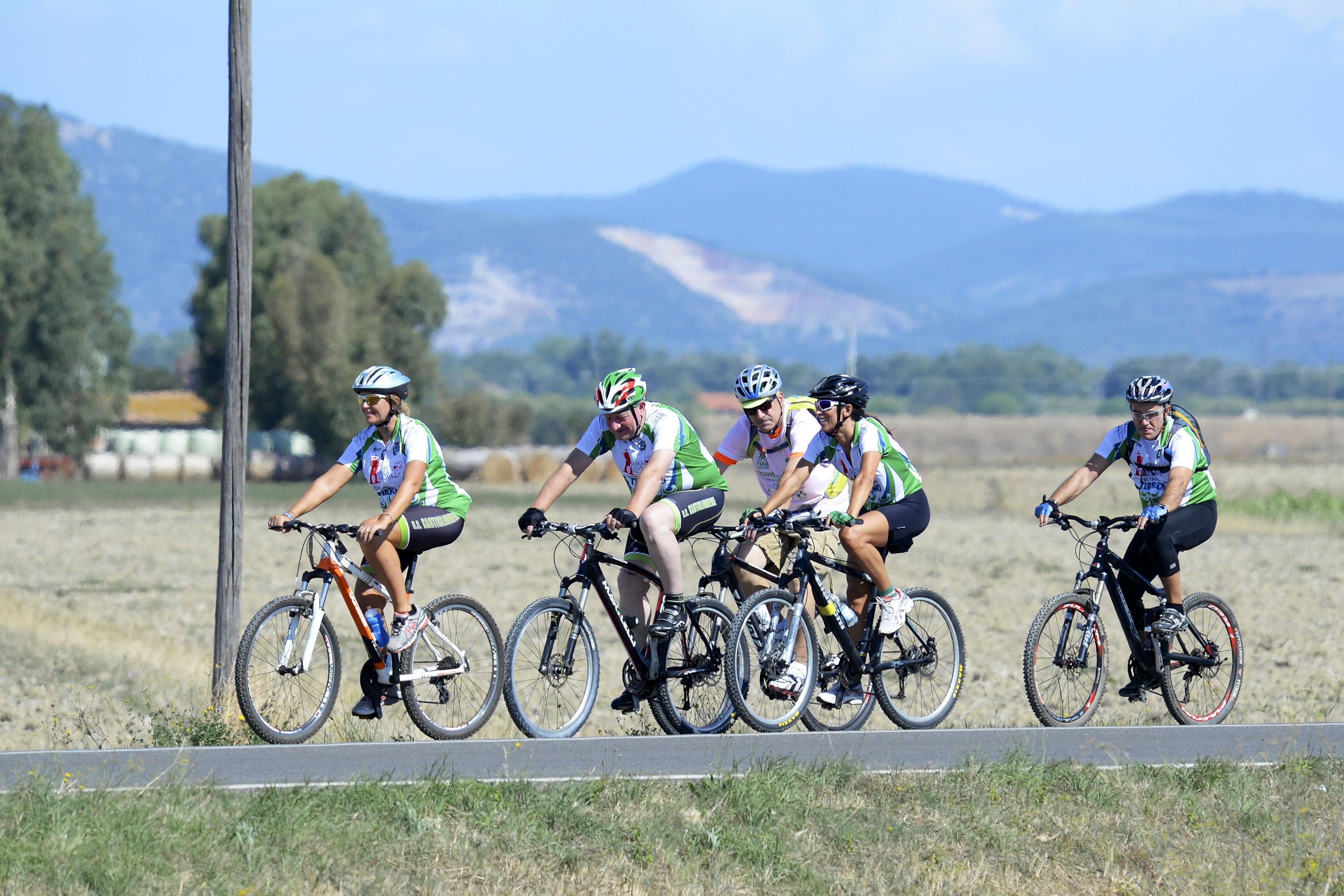 Un momento della Pedalata verso Baratti