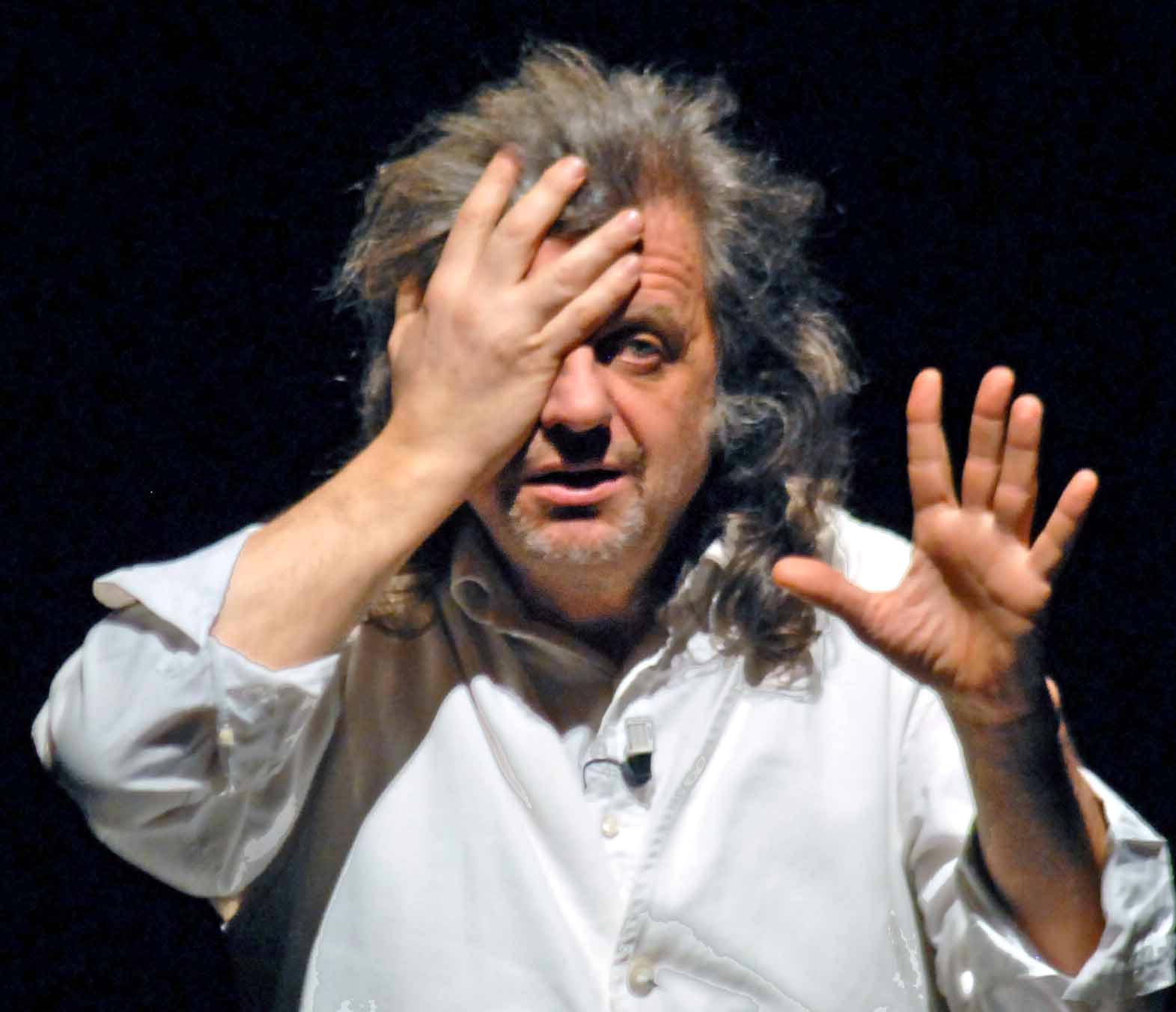 Alessandro Bergonzoni, uno degli ospiti del Festival dell'umorismo