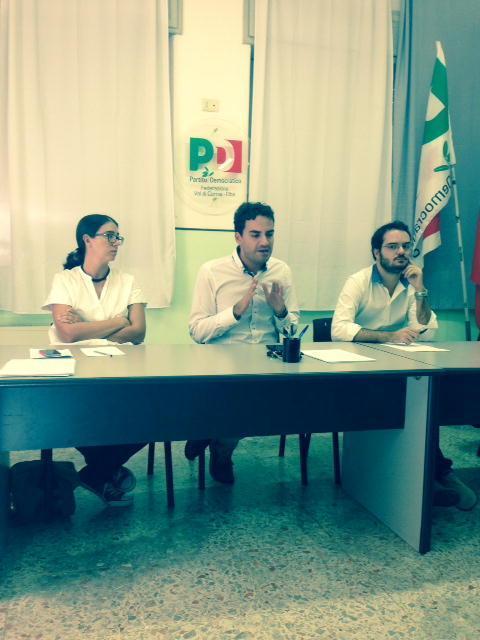 Da sinistra Carla Maestrini, Valerio Fabiani e Francesco Lolini, nella conferenza stampa di sabato