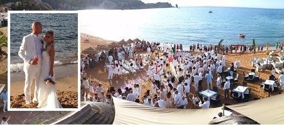 Un matrimonio da favola nella spiaggia del Campese