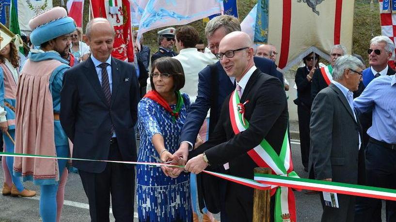 Giardino della memoria inaugurato con l’Anpi