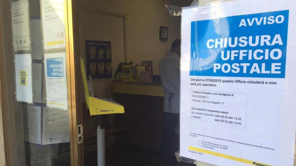 Poste a Treggiaia, il Tar ordina la riapertura