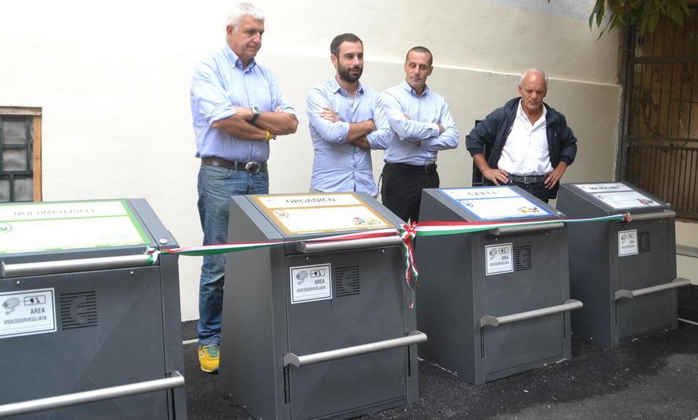 S. Gregorio, inaugurata l’isola ecologica 