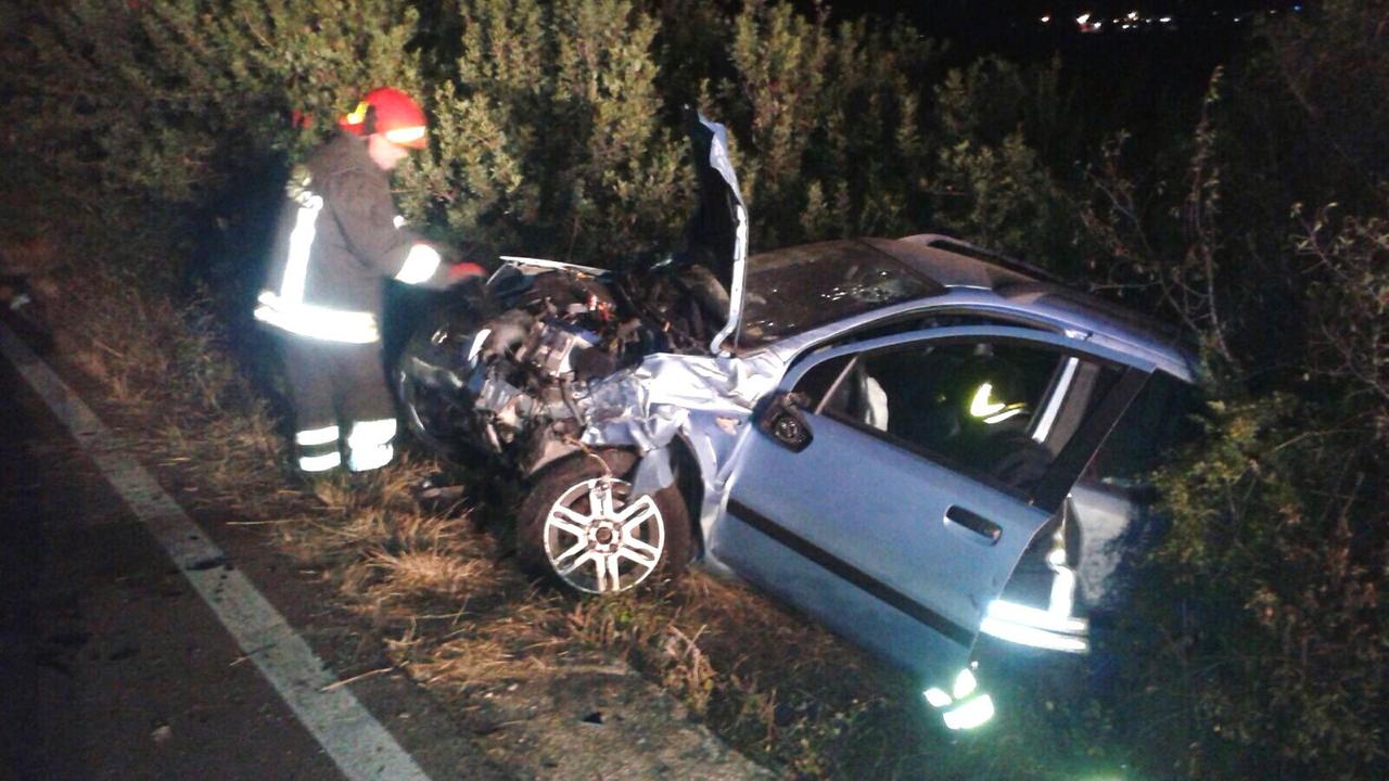 Una immagine dell'incidente di via Veronese