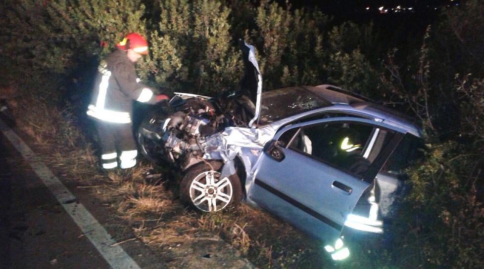 Automobilista in rianimazione 