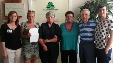 Il circolo Pagliani dona 800 euro per i malati oncologici