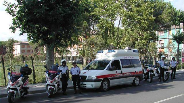 La polizia municipale di Camaiore
