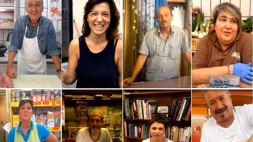 Il macellaio, il tappezziere, la fruttivendola: i grossetani di oggi parlano ai grossetani del 2115 (dal video realizzato da Dynamis teatro per la capsula del tempo)
