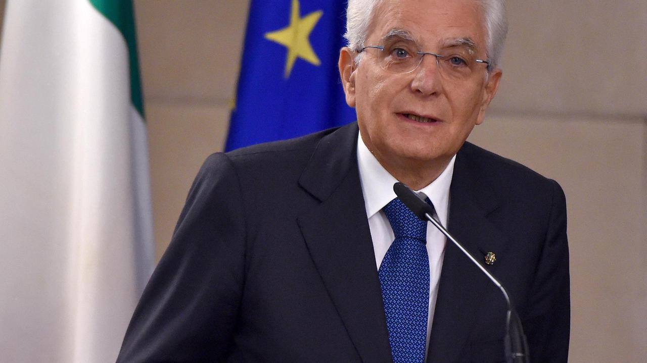 Il presidente della Repubblica, Sergio Mattarella