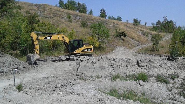 Frana di Mazzalasino, nuove reti e allarme sonoro