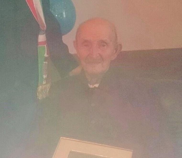 In festa per Gualtiero Nizzi che ha compiuto i 100 anni