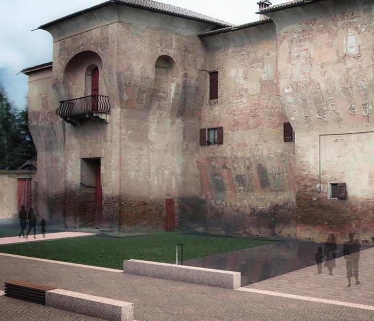 Lavori alla Rocca, paese diviso 