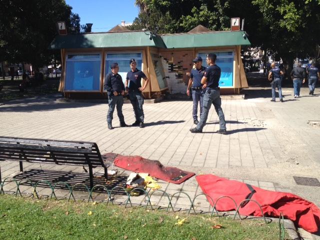 Allarme bomba in piazza Matteotti