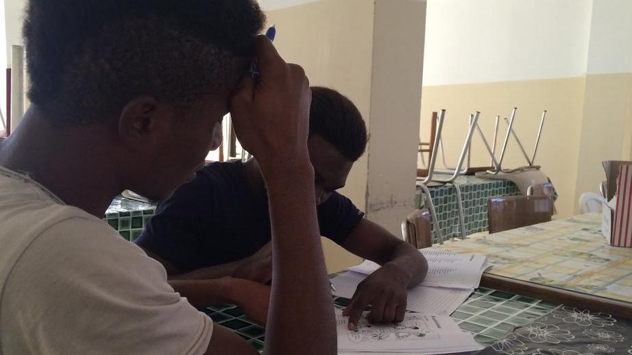 Il “profughi team” studia l’italiano