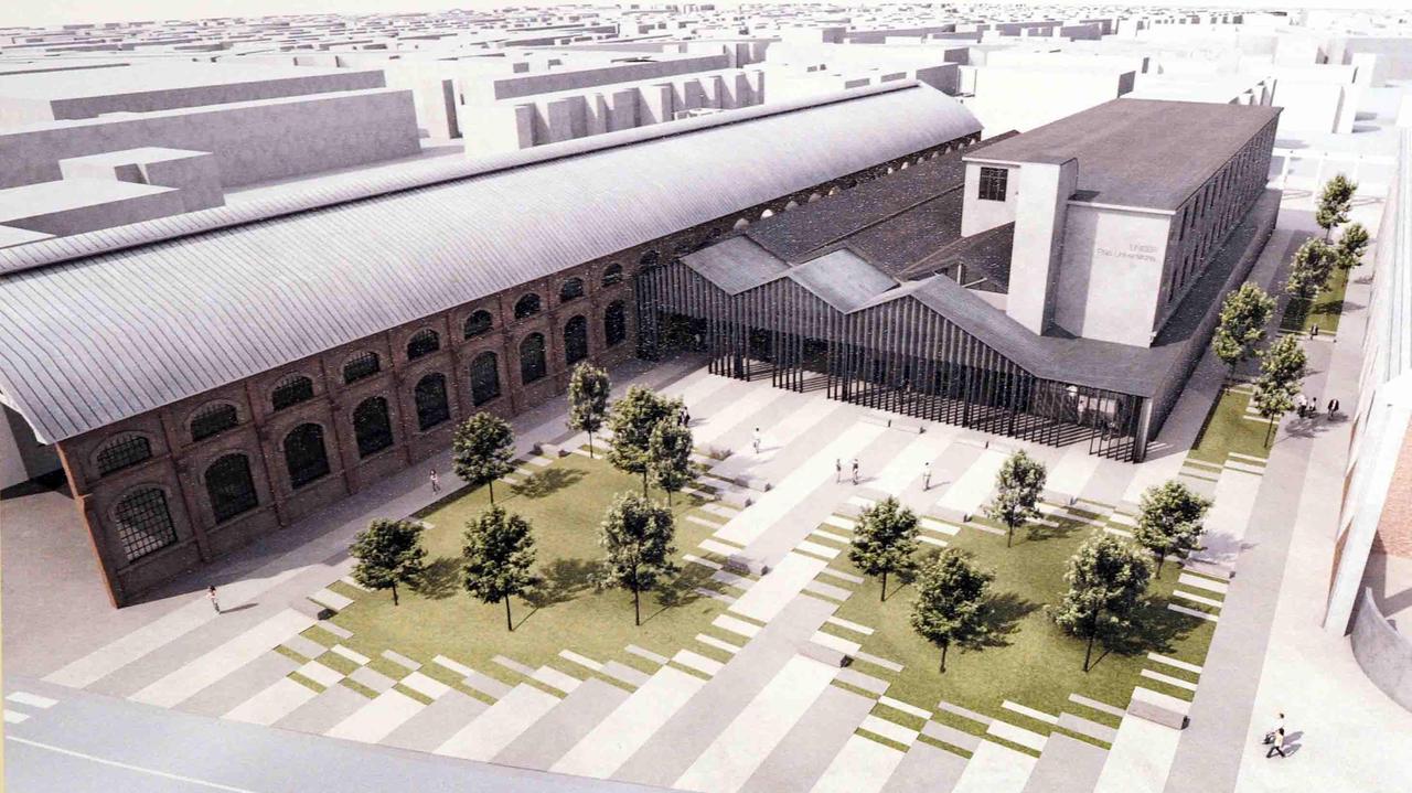 Un rendering del progetto vincitore del concorso