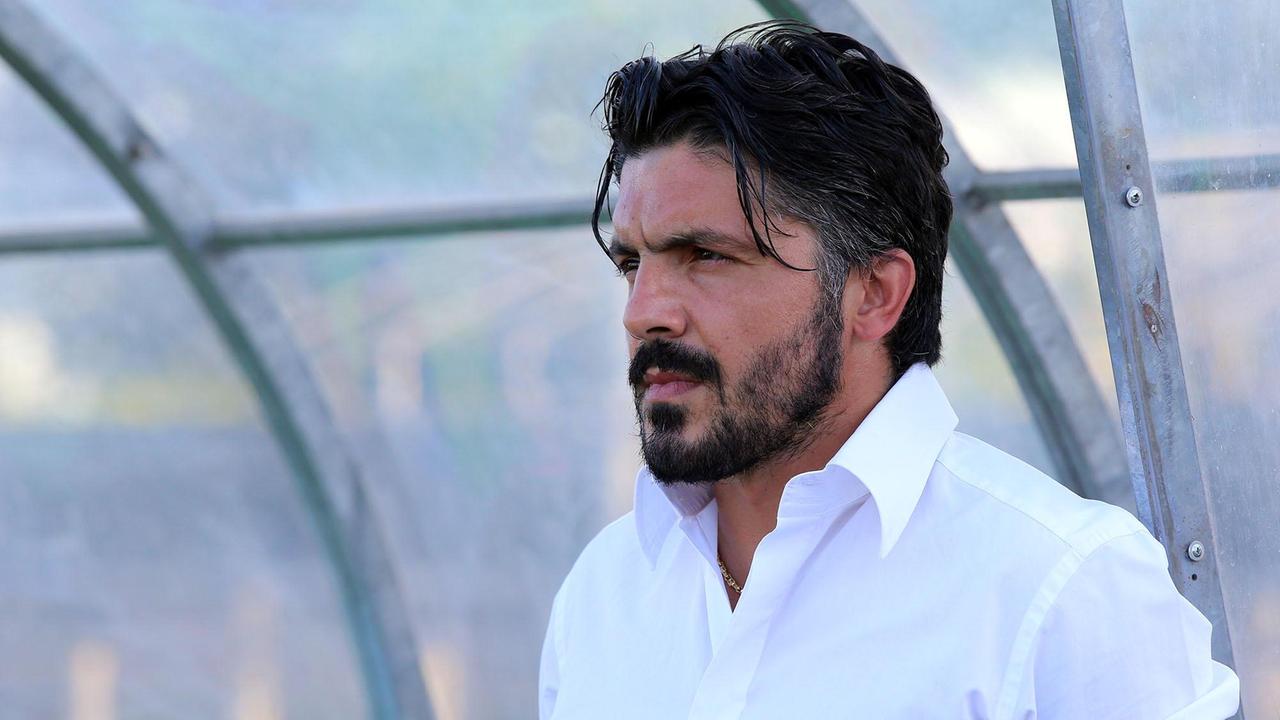 Il tecnico Rino Gattuso