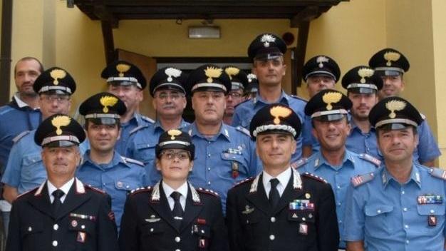 Il colonnello Tedeschi in visita alla Compagnia
