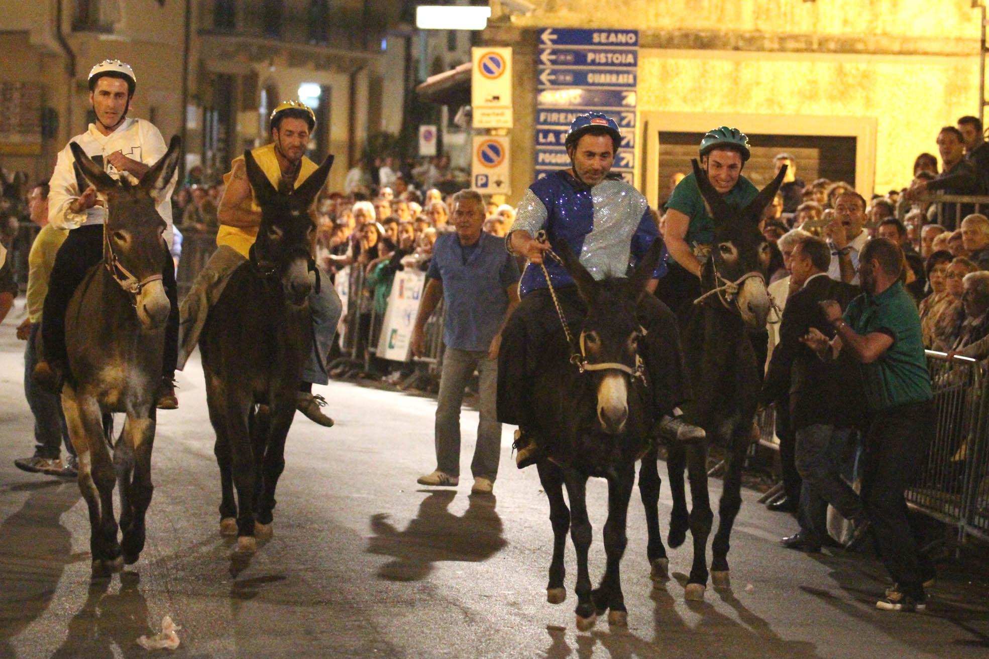 Una passata edizione del Palio dei ciuchi