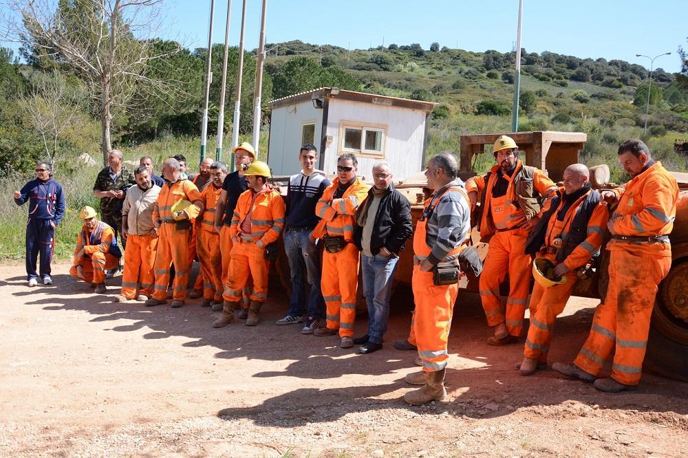 Protesta degli operai a Olmedo