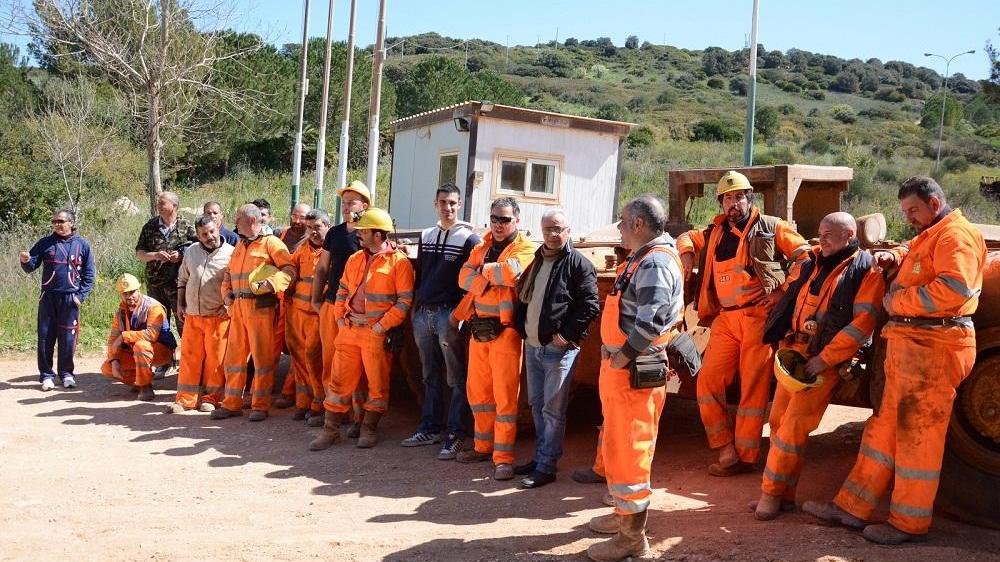 Protesta degli operai a Olmedo