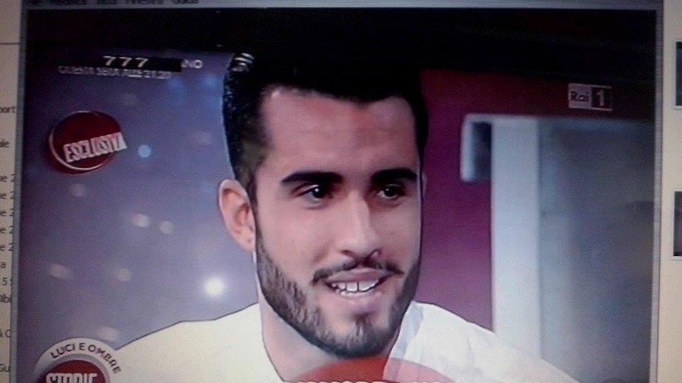 Il calciatore dell'Olbia, Leonardo Brenci, racconta in tv la sua storia con Alice Sabatini