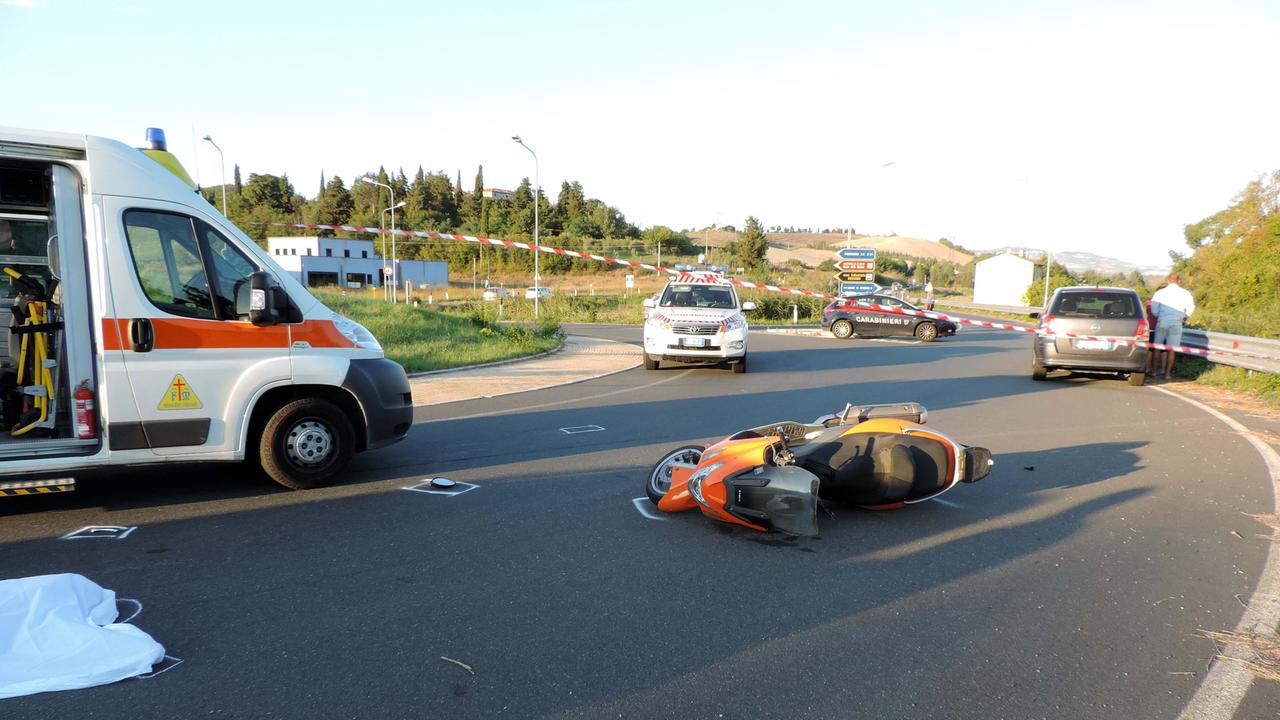 Il luogo dell'incidente a Ponteginori (Foto Franco Silvi)