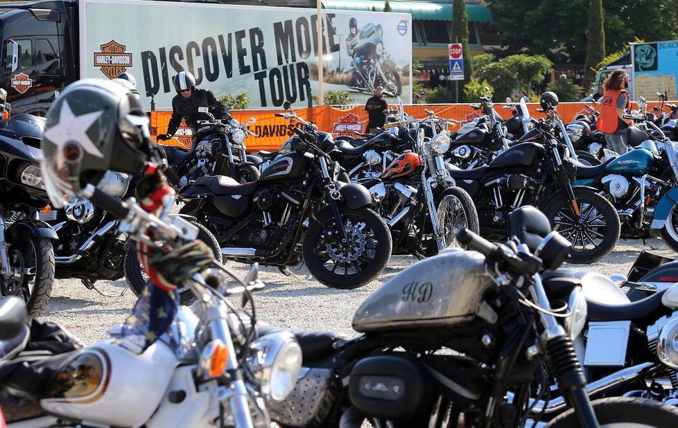 Raduno europeo Harley Davidson a Viareggio 