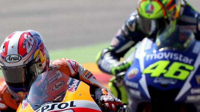 Lorenzo imprendibile, Rossi sul podio
