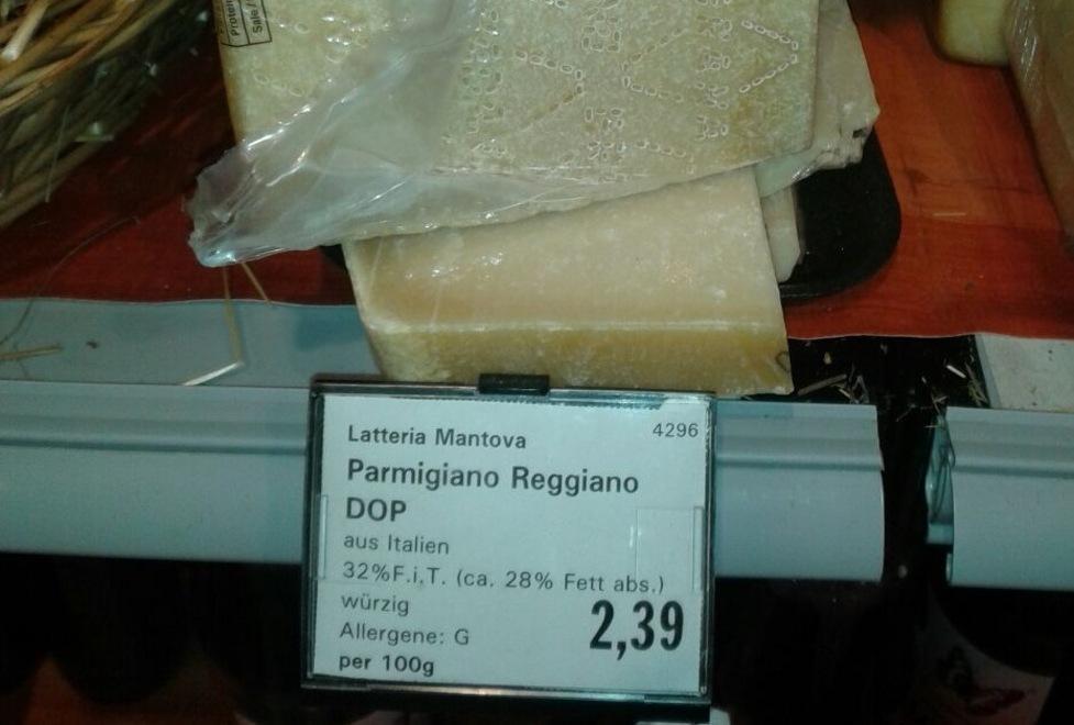 Grana venduto come fosse Parmigiano Reggiano 