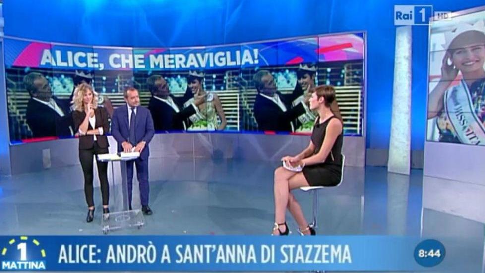 Miss Italia su Raiuno: «Verrò a Sant’Anna di Stazzema»